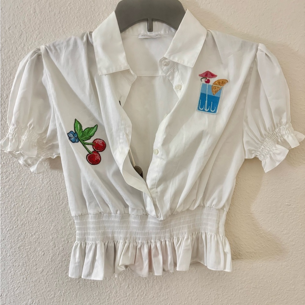 Dolce & Gabbana White Blouse